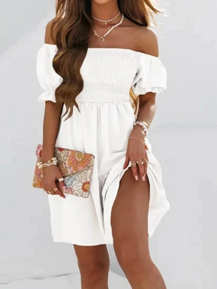Summer Dresses for Women Fashion Sexy Off Shoulder