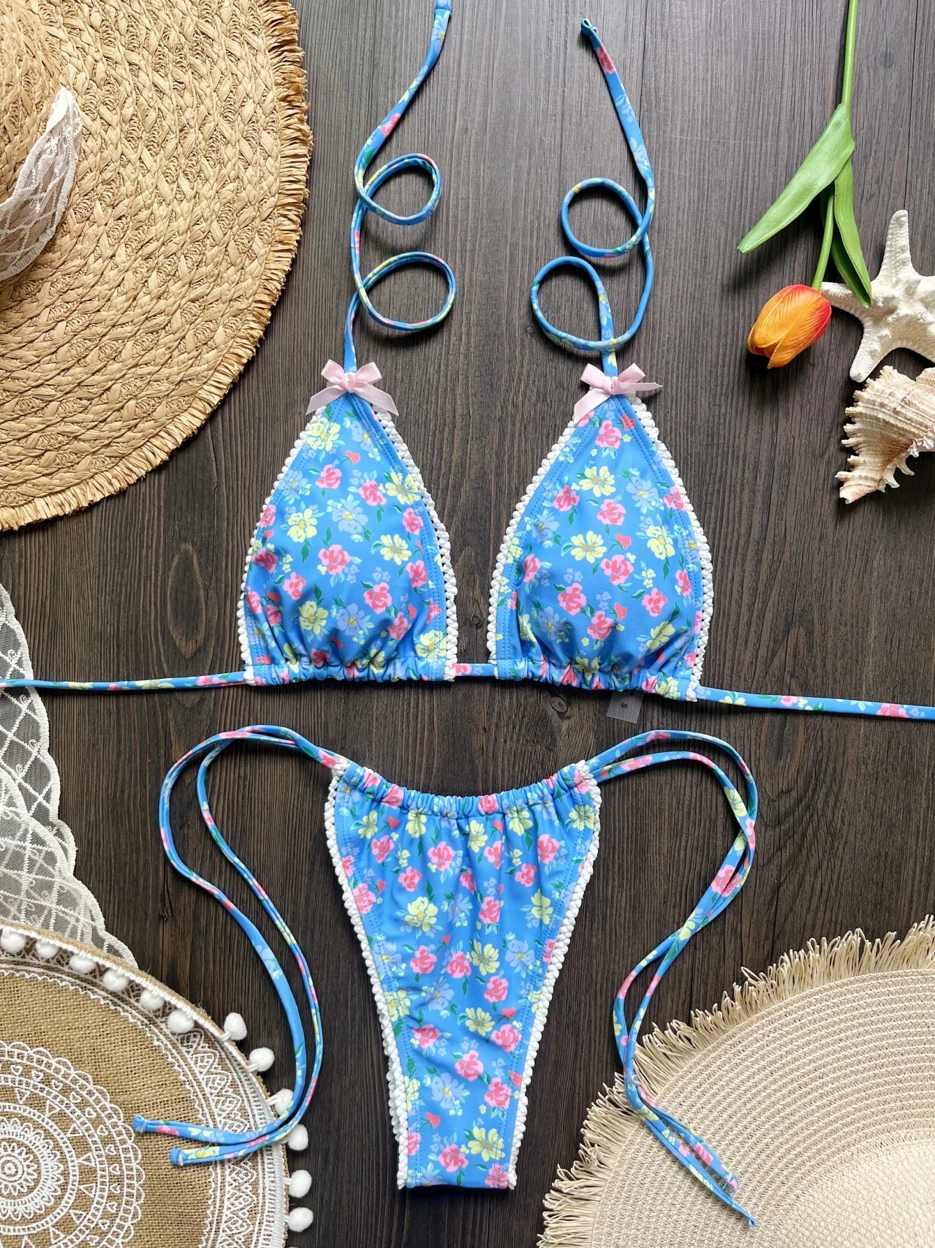 Micro Bikini Push Up Women Swimsuits 2025 Sexy Female Swimwear Brazilian Bikini Set Thong Biquini Swim Suits Print Beachwear