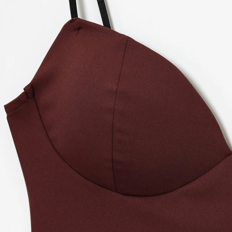 Corset Ladies Halter Tops For Woman Elegant
