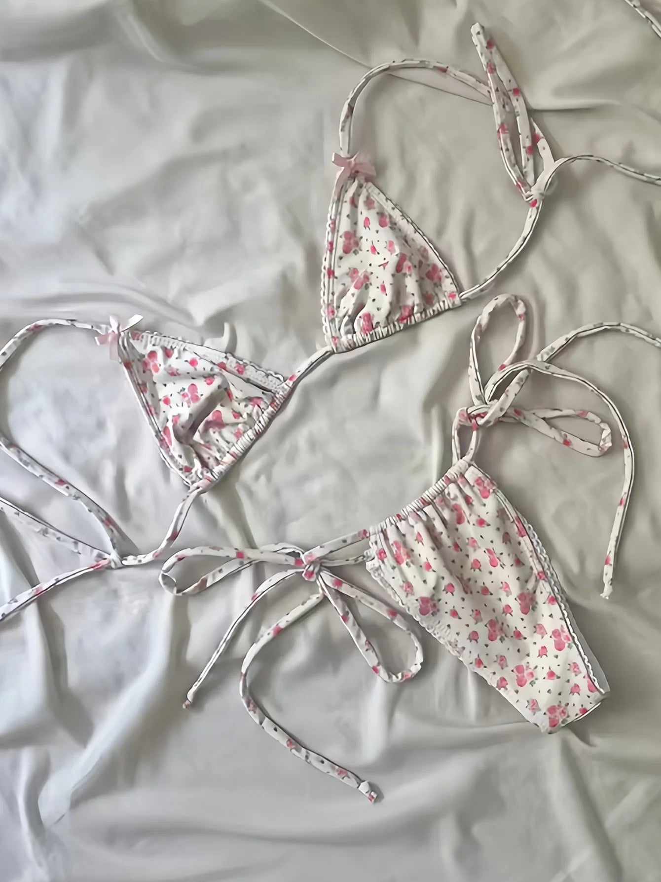 Micro Bikini Push Up Women Swimsuits 2025 Sexy Female Swimwear Brazilian Bikini Set Thong Biquini Swim Suits Print Beachwear