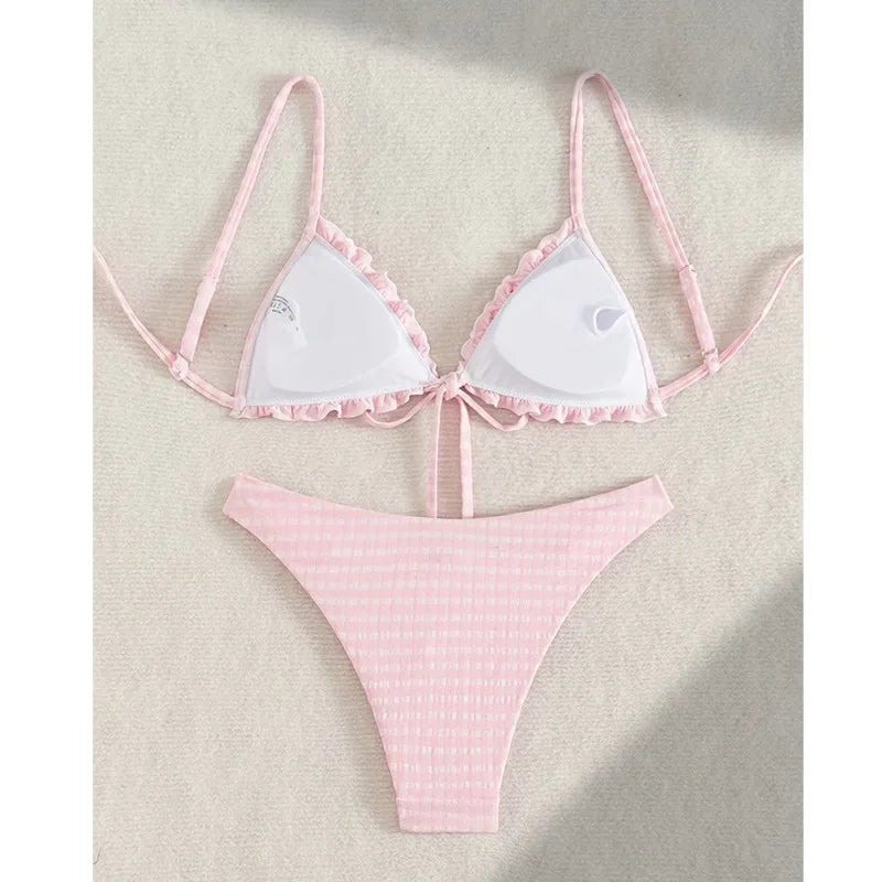 Summer Sexy Bikinis 2026 Women's Swimwear Female Swimsuit For Swim Wear Bathing Suits Brazilian Bikini Set Beachwear Pool Bather