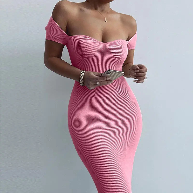 Dresses Prom Crochet Night Club Midi Women's Dress Sensual Sexy