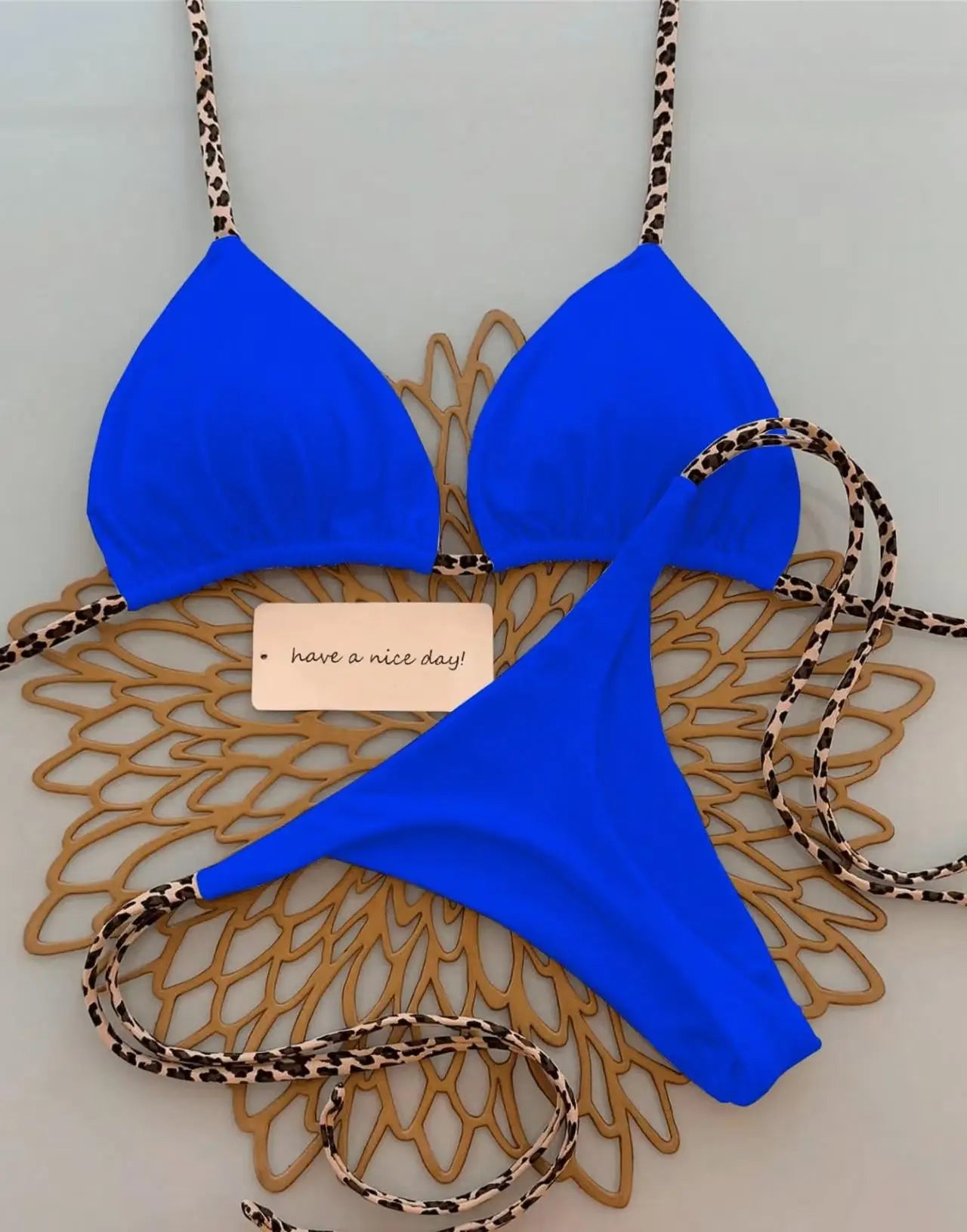 2026 Bikini Women Swimsuit Beach Vacation Swimwear Leopard Printed Sexy Bikini Set Beachwear Swimsuit Thong Bathing Suit Biquini