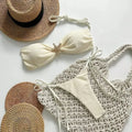 Swimsuit Solid Color Bikini