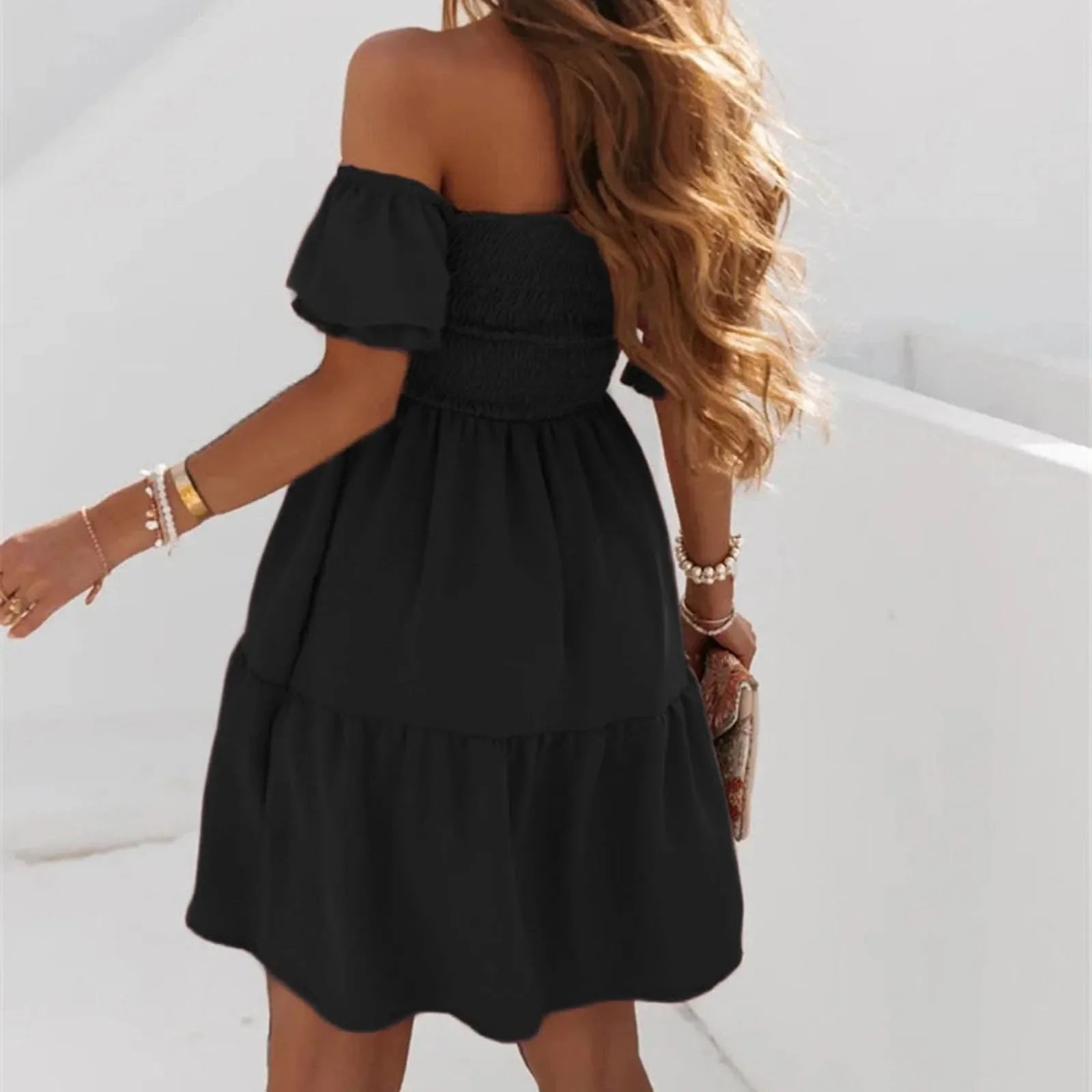 Summer Dresses for Women Fashion Sexy Off Shoulder